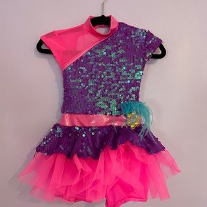 Weissman Purple & Pink Dance Costume CXS